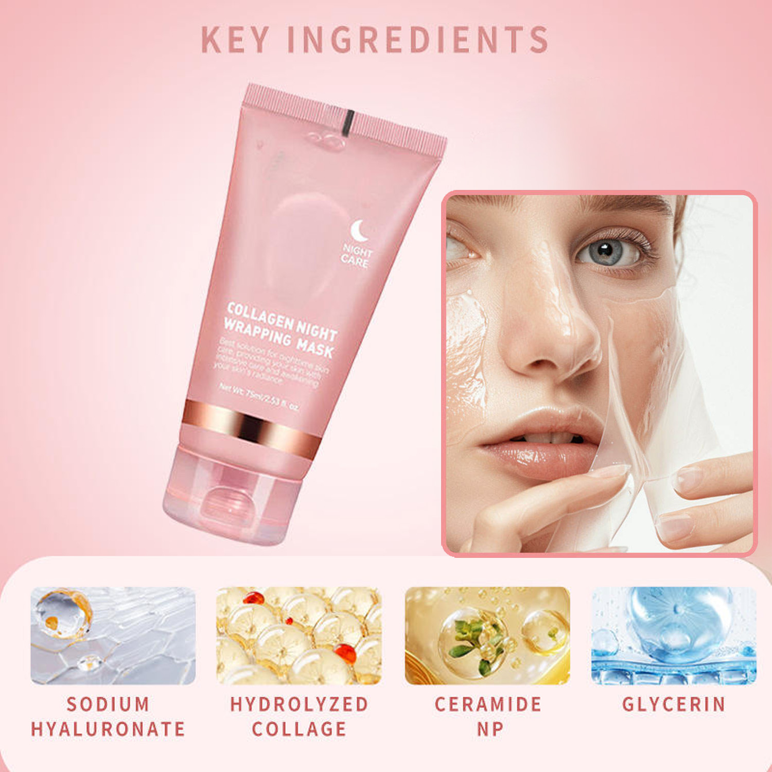 Collagen Overnight Wrapping Mask - Image 2