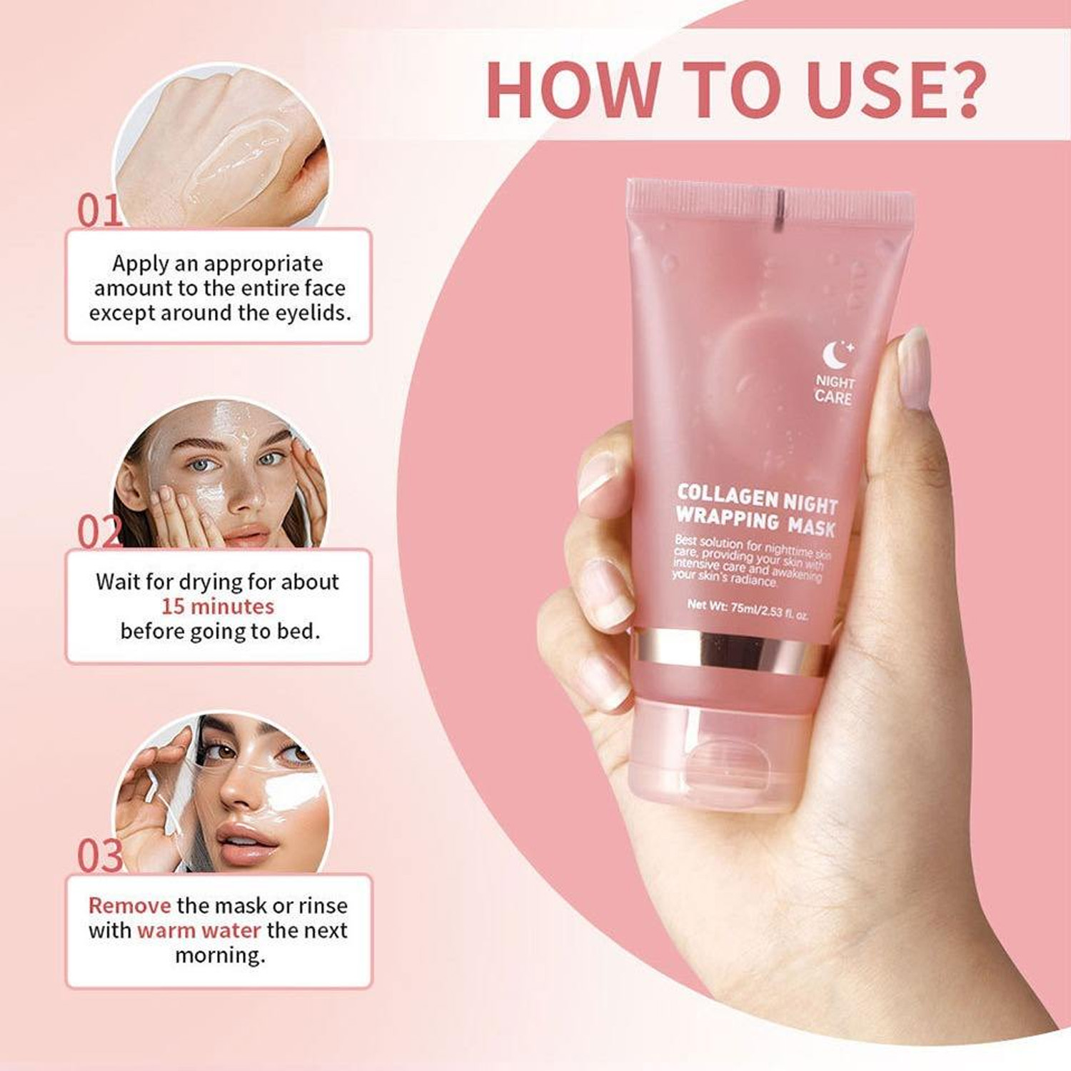 Collagen Overnight Wrapping Mask - Image 3
