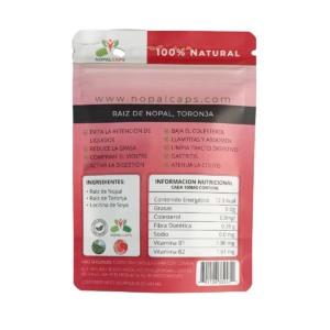 Nopal Capsules with Apple Fibers & Grapefruit